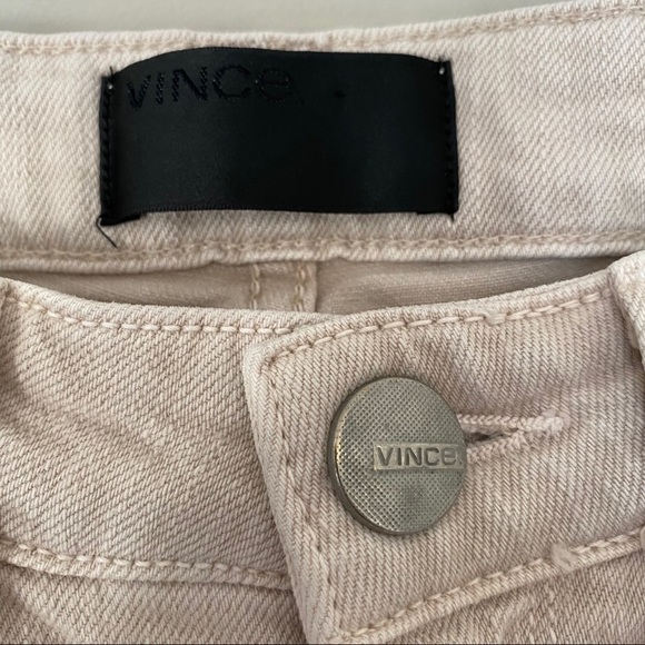 Vince Dylan Deconstructed Latte Skinny Ankle Jeans - Picture 12 of 16